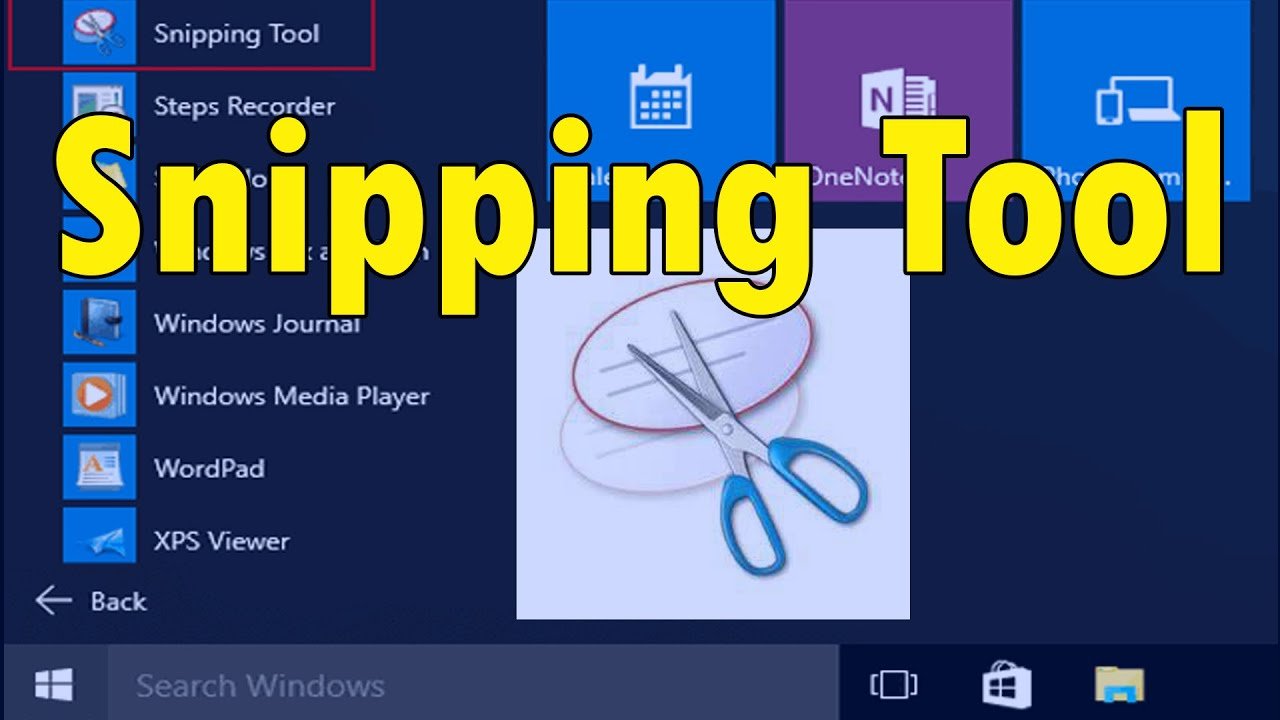 How to Use Snipping Tool