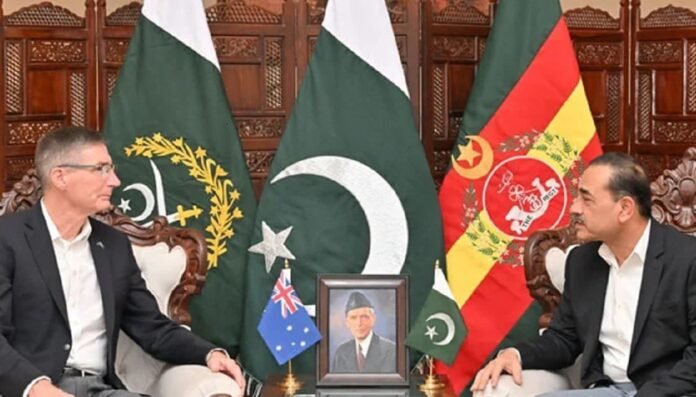 Army Chief Asim Munir Meets Australian Defence Leader