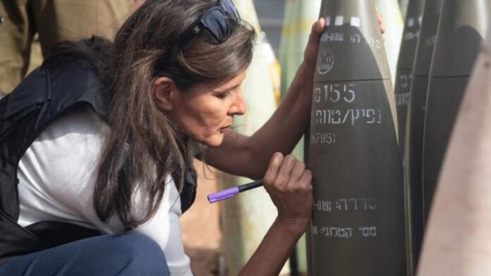 Nikki Haley Controversial Message on Israeli Shell