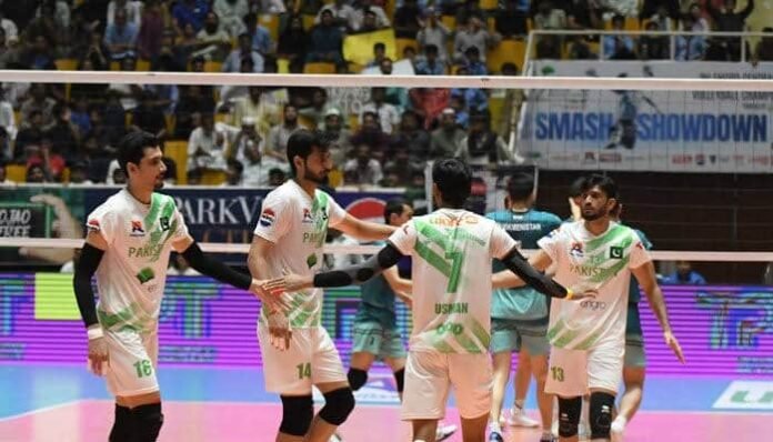 Pakistan Wins First Volleyball Match