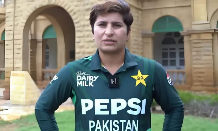 Pakistani cricketer Nida Dar