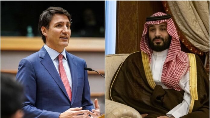 Trudeau calls Saudi Crown Prince discusses relations