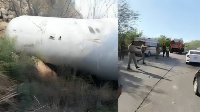 Fatal Gas Tanker Accident on Motorway Salt Range