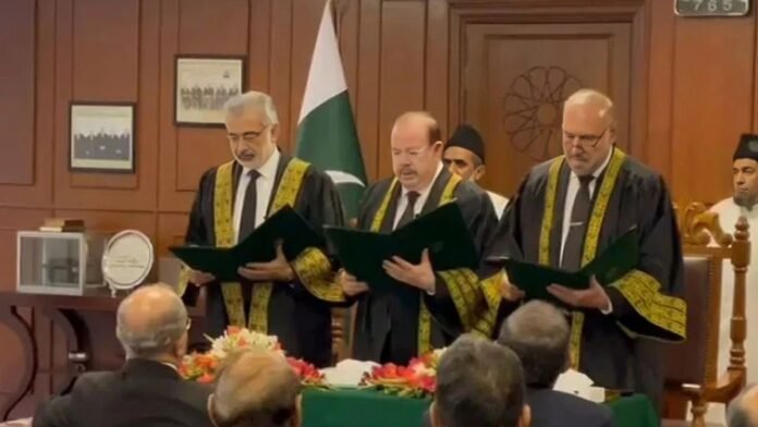 Ad Hoc Judges Tariq Masood & Mazhar Alam Take Oath