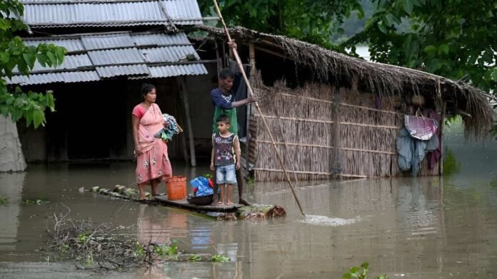 Floods in India and Bangladesh 9 Dead, Millions Affected