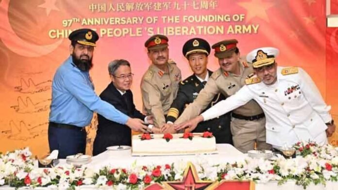 Gen Asim Munir Congratulates PLA on 97th Anniversary