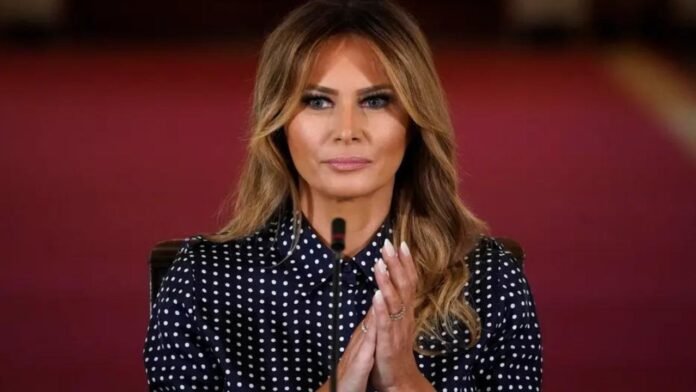 Melania Trump Makes Rare Appearance During Husband’s Speech