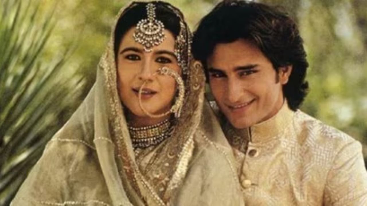 Saif Ali Khan And Amrita Singh