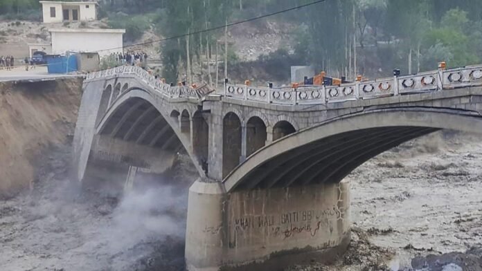 Stolen Flood Warning System at Katarian Bridge