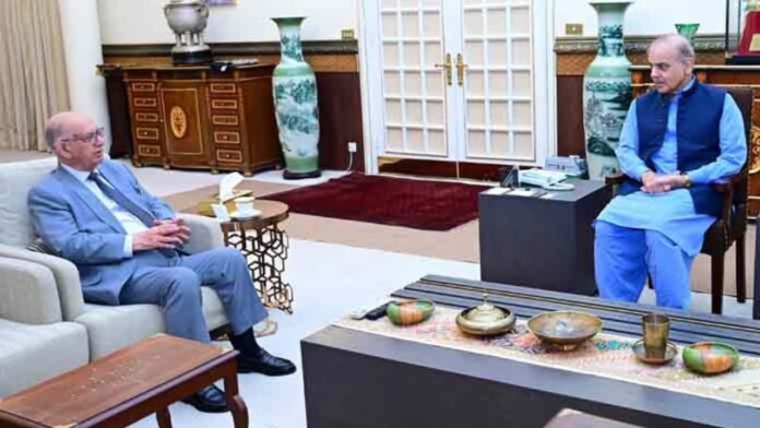 Prime Minister Shehbaz Sharif Meets Senator Irfan Siddiqui