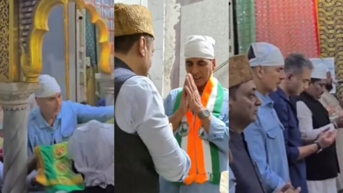 Akshay Kumar Offers Chadar at Mumbai's Haji Ali Dargah