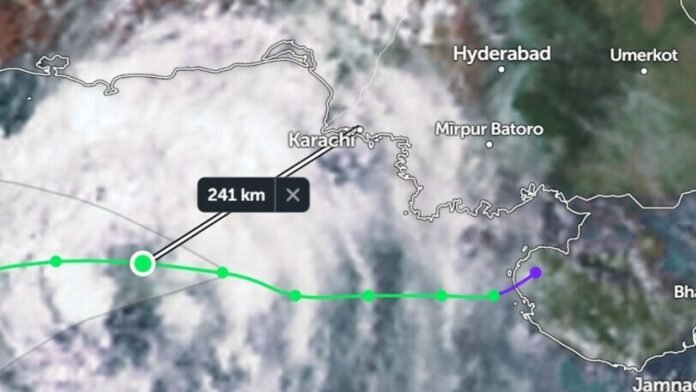 Cyclone Moves Away from Karachi, Expected to Weaken in the Sea