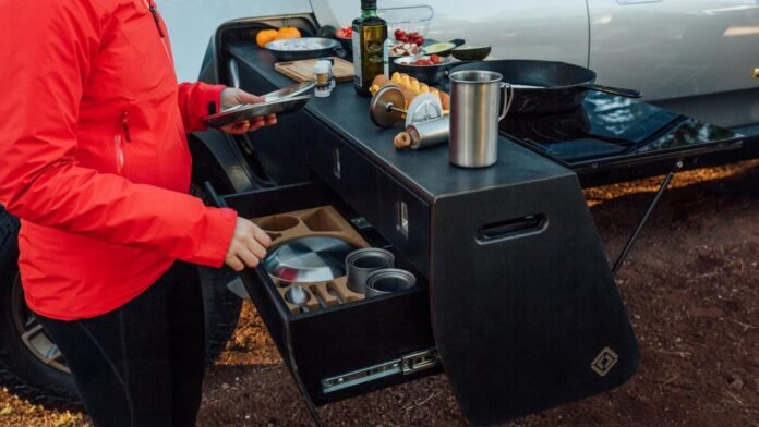 Rivian Launches $1,400 Camp Kitchen After 5-Year Wait