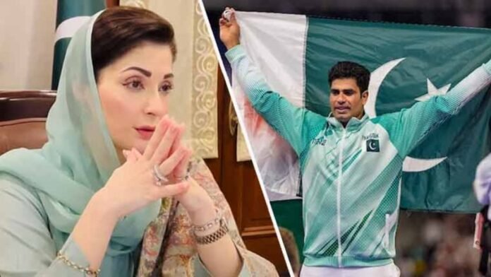 Maryam Nawaz Honors Arshad Nadeem – PKR 100M Reward