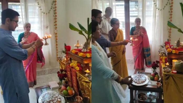 Aamir Khan's Puja with Sister, Photos Go Viral