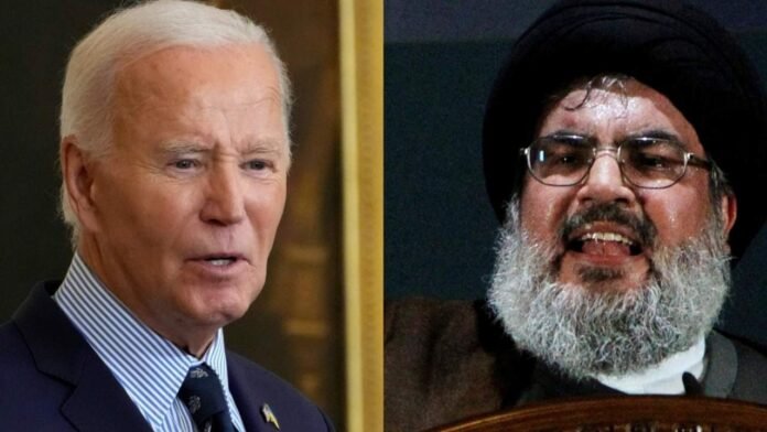 Biden Calls Hezbollah Leader Nasrallah’s Death “Justice”