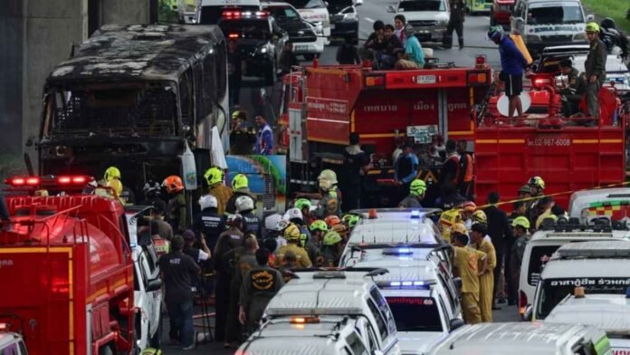 25 Killed in Thailand School Bus Accident Tragic Incident