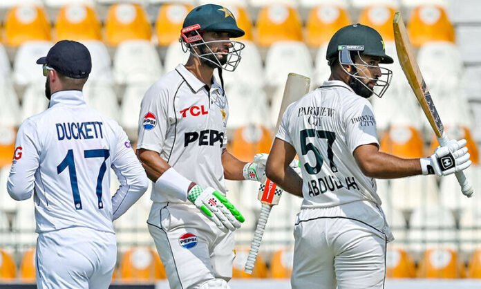 England Battles Pakistan in Multan